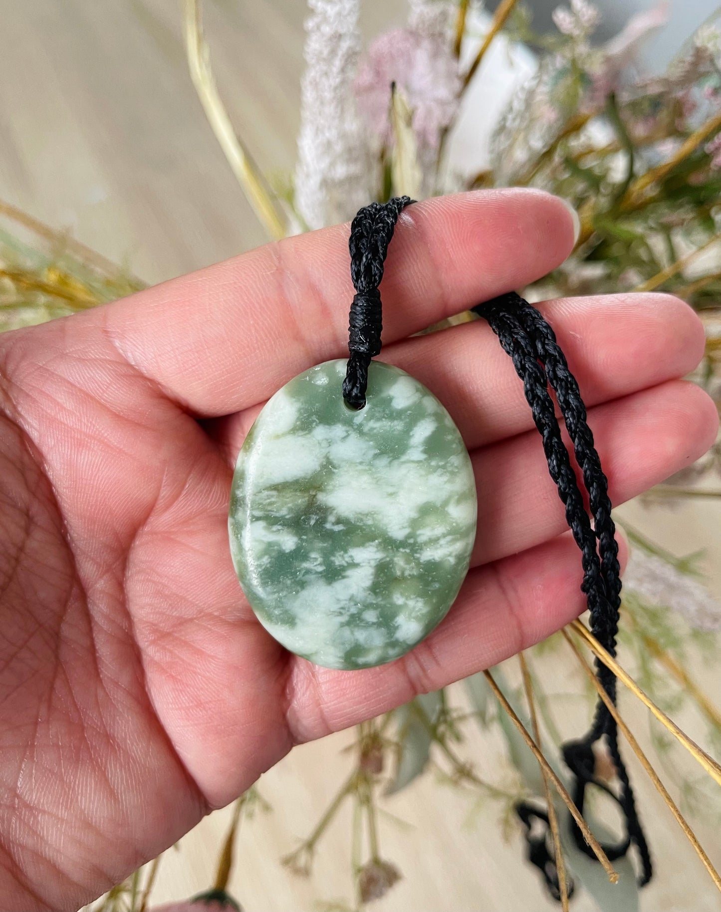Serpentine (Greenstone) Necklace