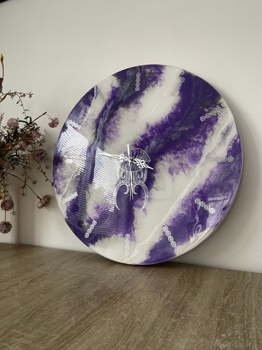 Wairua Inspired Moko Kauae Wall Clock