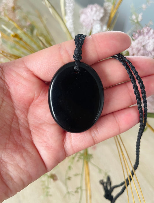 Black Obsidian Necklace