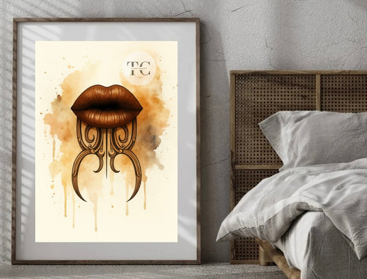 Moko Kauae Fine Art Print