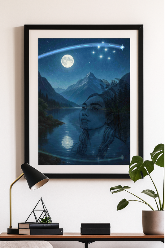 Wairoa O Te Marama Fine Art Print