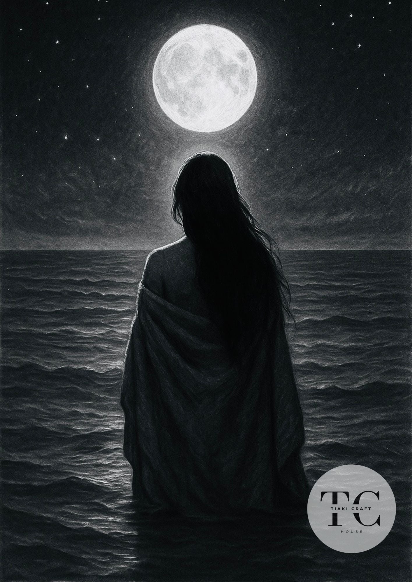 Carried By Her Tūpuna Fine Art Print