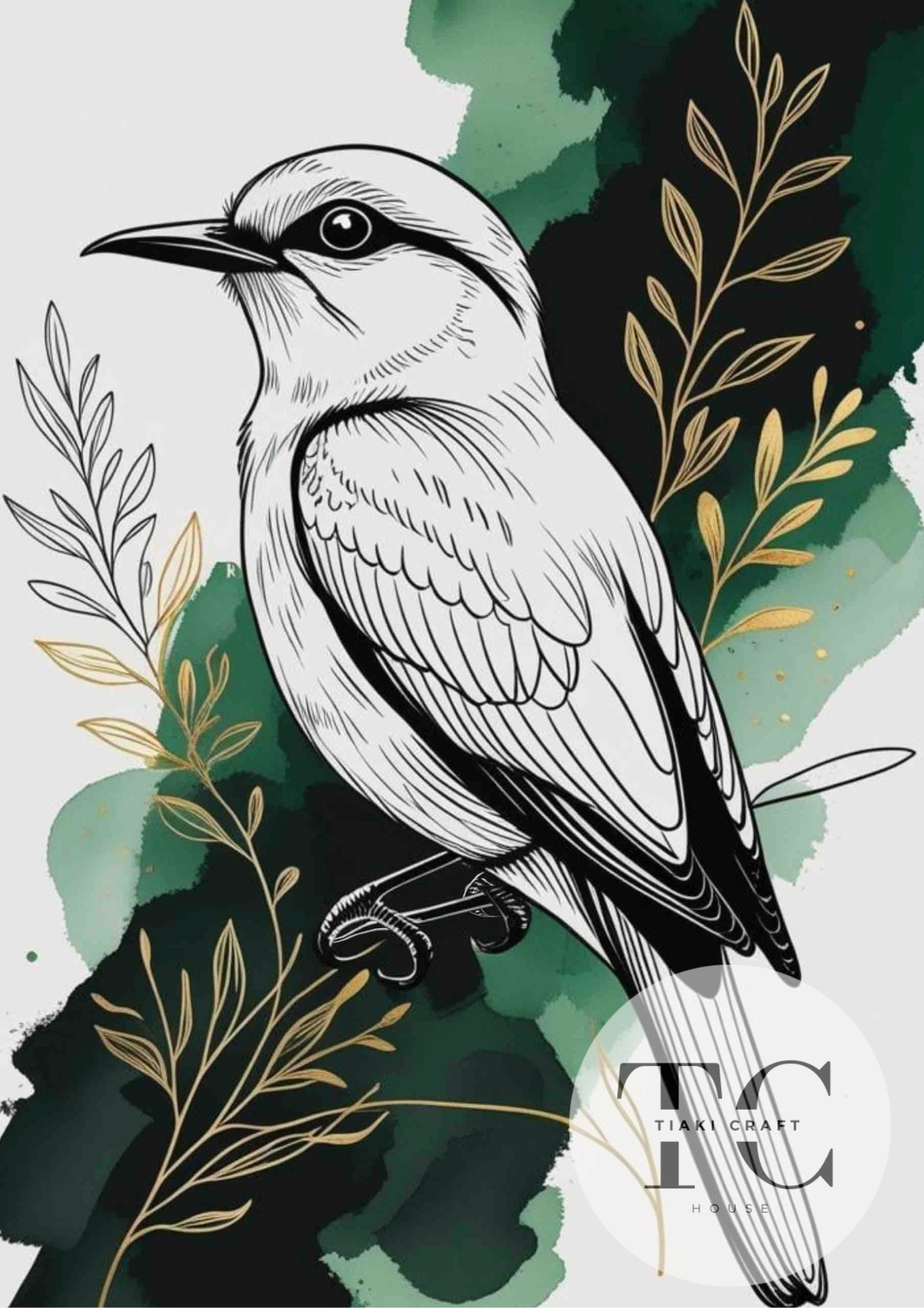 Tūī & Pīwakawaka 3 Piece Fine Art Print Set